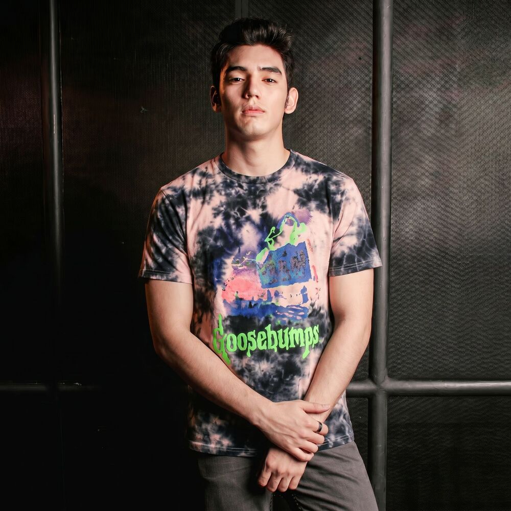 Goosebumps Welcome To Horrorland T-Shirt Tie Dye RL Stine